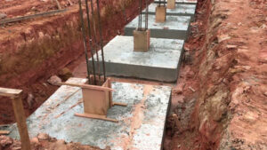 pad foundation large